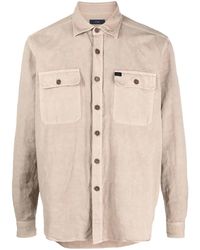 Fay - Hemd Mit Logo-Patch - Lyst