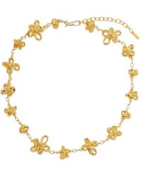 COMPLETEDWORKS - The Past Within The Present Floral Necklace - Lyst