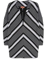 Missoni - Korte Jurk Met V Nek - Lyst