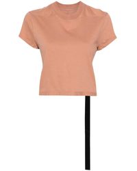 Rick Owens - Level Organic Cotton Cropped T-Shirt - Lyst