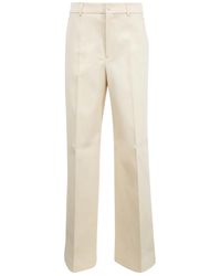 Moncler - Flat-Front Tailored Trousers - Lyst