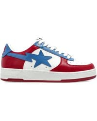 A Bathing Ape - Star-Patch Sneakers - Lyst