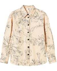 Twinset - Bull Shirt With A Floral Print - Lyst