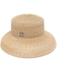 Alberta Ferretti - Raffia Bucket Hat - Lyst