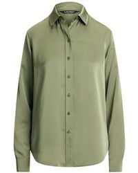 Ralph Lauren - Satin Regular Fit Shirt - Lyst
