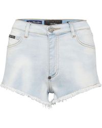 Philipp Plein - Denim Shorts - Lyst