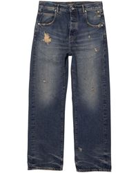 Purple Brand - P018 Ripped Wide-leg Jeans - Lyst