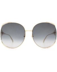 Gucci - Round-Frame Sunglasses - Lyst