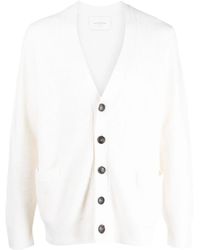 Ballantyne - V-Neck Wool Cardigan - Lyst
