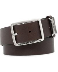 Aeronautica Militare - Logo-Engraved Buckle Belt - Lyst