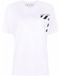 Off-White c/o Virgil Abloh - 'jersey' Short-sleeve T-shirt - Lyst