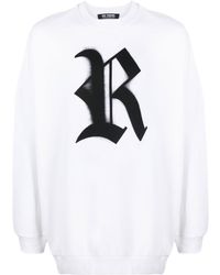 Raf Simons - Oversized Logo-print Cotton Sweatshirt - Lyst