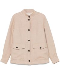 Eleventy - Veste En Lin À Design Structuré - Lyst