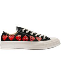 COMME DES GARÇONS PLAY - X Converse Chuck 70 Heart-Print Sneakers - Lyst