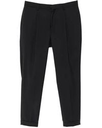 Briglia 1949 - Tiberios Pleated Turned-Up Trousers - Lyst