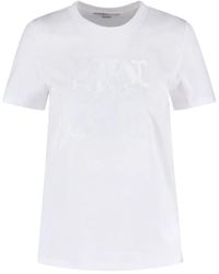 Max Mara - Logo-Detail T-Shirt - Lyst