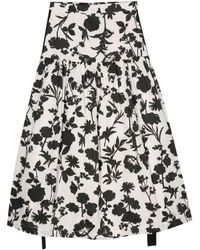 Max Mara - Udente Floral-print Skirt - Lyst
