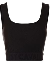 Just Cavalli - Top Con Cuello Redondo - Lyst