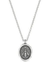 Dower & Hall - Resiliance Wasp Medallion Necklace - Lyst