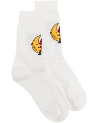 Sky High Farm - Strawberry & Moon Socks - Lyst