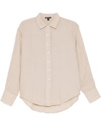 James Perse - Camisa De Lino Con Botones - Lyst