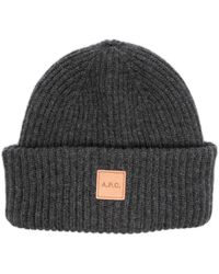 A.P.C. - Muts Met Logopatch - Lyst