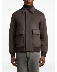 Peserico - Flap-Pocket Bomber Jacket - Lyst