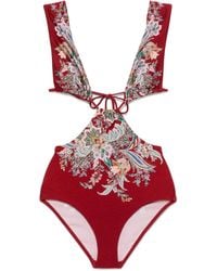 Zimmermann - Rhiannon ワンピース水着 - Lyst