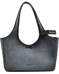 Balenciaga - Bow Suede Lau Tote Bag - Lyst