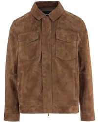 Yves Salomon - Suede Jacket - Lyst