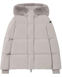 Rrd - Fly Tubic Faux-Fur Trim Hooded Jacket - Lyst