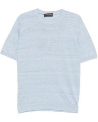 FILIPPO DE LAURENTIIS - Fine-Knit Short-Sleeve T-Shirt - Lyst