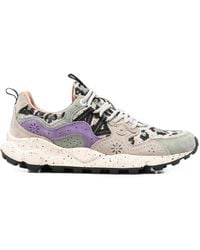 Flower Mountain - Yamano 3 Leopard-Print Panelled Sneakers - Lyst