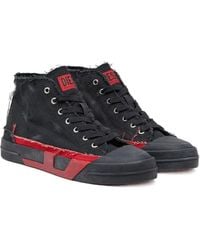 DIESEL H-padola Sock-sneaker Mid for Men Lyst