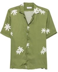 Tagliatore - Hawaii Palm-Print Shirt - Lyst