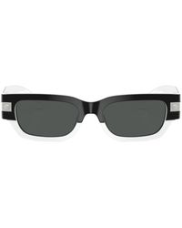 Versace - Classic Rectangle-frame Sunglasses - Lyst
