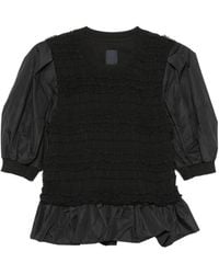 Juun.J - T-Shirt Froncé À Volants - Lyst