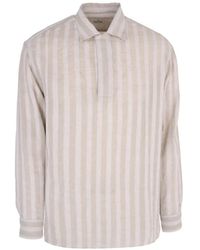 Alessandro Gherardi - Striped Polo Shirt - Lyst