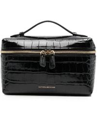Victoria Beckham - Dorian Vanity Embossed-Croc Tote Bag - Lyst