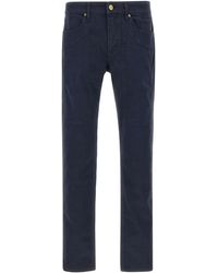 Jeckerson - John Five-Pockets Logo-Patch Trousers - Lyst