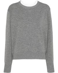 Sandro - Pullover Mit Kontrastkragen - Lyst