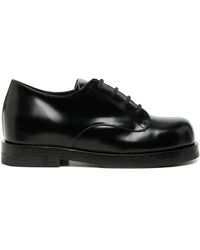Mens Shoes Lace-ups Brogues Raf Simons Lace-up Leather Brogues in Black for Men 