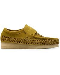 Clarks - Wallabee Weave Round-Toe Loafers - Lyst