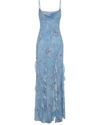 Nicholas - Kamila Maxikleid Mit Blumen-Print - Lyst
