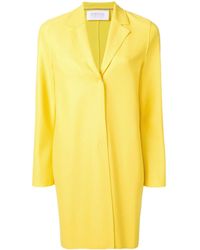 Harris Wharf London Abrigo estilo cocoon - Amarillo