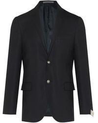 Corneliani - Two-Button Textured Blazer - Lyst