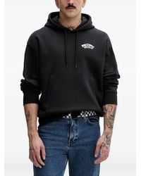 Vans - Logo-Print Drawstring Hoodie - Lyst