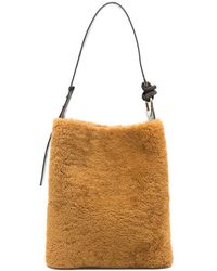 Anya Hindmarch - Ringo Shearling Shoulder Bag - Lyst