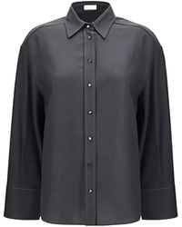 Brunello Cucinelli - Button-Up Blouse Met Lange Mouwen - Lyst