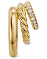 David Yurman - Dy Mercer Multi-Row Earrings - Lyst